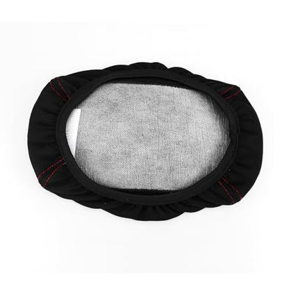 1 Piece Memory Foam Center Console Cover Cushion Pad Car Armrest Arm Rest Covering Cushion Compatible with Hyundai Veloster JS N line 2019-2022 Accessories(Black Cover with Red Line Stitches)