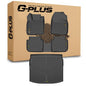 G-PLUS Floor Mats & Cargo Liners 4PCS,Compatible with Honda CRV 2023 2024 2025(Include Hybird), TPE All Weather 1st & 2nd Row Floor Mats and Car Trunk Mat (Upper Position) Black - size: 23-25|Fit Honda CRV|4PCS