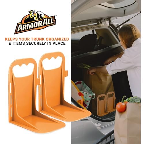 Armor All Trunk Cargo Blocks, Cargo Dividers, Trunk Dividers, Hook & Loop Trunk Organizer Blocks to Hold Cargo in Place, Cargo Containment System for Cars, Trucks, SUVs, Vans, 4 Pieces - size: 4 Pack