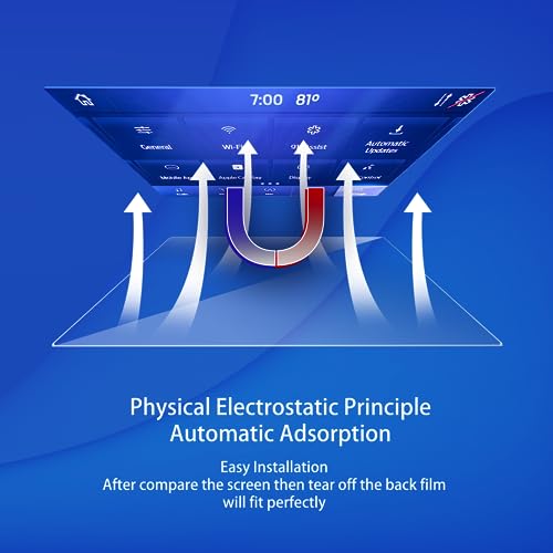 2025 2026 Tahoe Suburban Tempered Glass Screen Protector [Anti-Glare] for 2025 Chev y Tahoe z71 Suburban Nav. 17.7Inch 2025 Chev rolet Tahoe Suburban Accessoriesv Matte - size: Tahoe-Matte