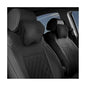 2PCS Car Neck Pillow, Soft Memory Foam Car Seat Neck Support Pillow with Adjustable Strap, Ergonomic Design Removable Headrest Cushion for Neck Pain Fatigue Relief (Black) - color: Black