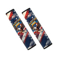 Dreaweet 250th Anniversary Eagle Car Seat Belt Covers for Women 2 Pcs Universal Comfort Car Seat Shoulder Strap Pads Neoprene Seatbelt Covers Easy to Install - color: 250th Anniversary Eagle