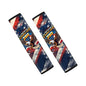 Dreaweet 250th Anniversary Eagle Car Seat Belt Covers for Women 2 Pcs Universal Comfort Car Seat Shoulder Strap Pads Neoprene Seatbelt Covers Easy to Install - color: 250th Anniversary Eagle