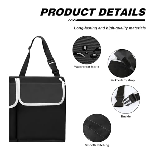 Car Trunk Organizer, Trunk Hanging Large Storage with Adjustable Straps, Waterproof Collapsible Cargo Storage Bag with 4 Pockets, Car Interior Accessories for SUV, Truck - size: Style2