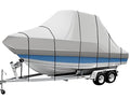 iCOVER T-Top Boat Cover, 600D Heavy Duty Marine Grade Waterproof Tear Resistant, Hard Top/T Top Boat Cover for Center Console Boat with T TOP Roof, Fits 20'-22' Long Beam Width up to 106", Grey - color: T-Top / Hard-Top, size: E: 20'-22' long, Beam Width