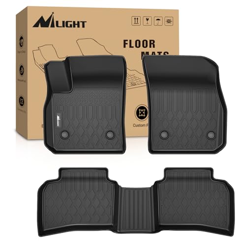Nilight Floor Mats for Cadillac XT4 2019 2020 2021 2022 2023 2024 2025 All Weather Custom Fit Heavy Duty Floor Liners - color: 2019-2025 Cadillac XT4
