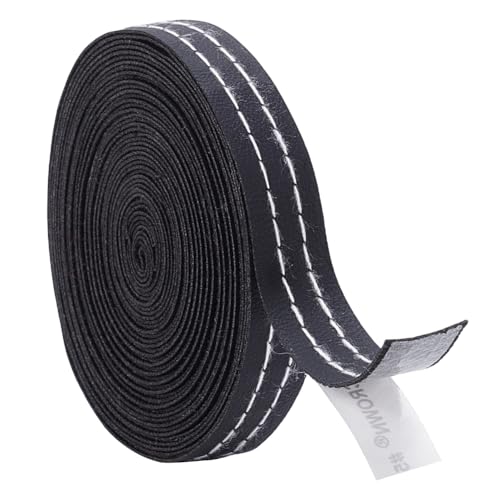PH PandaHall 16.4FT Automotive Interior Trim Strips Black with White Stitching Line Strip Leather Line Decor Seam Strip Self-Adhesive Car Interior Moulding Trim for Car Window Door Motorcycle - color: Black White