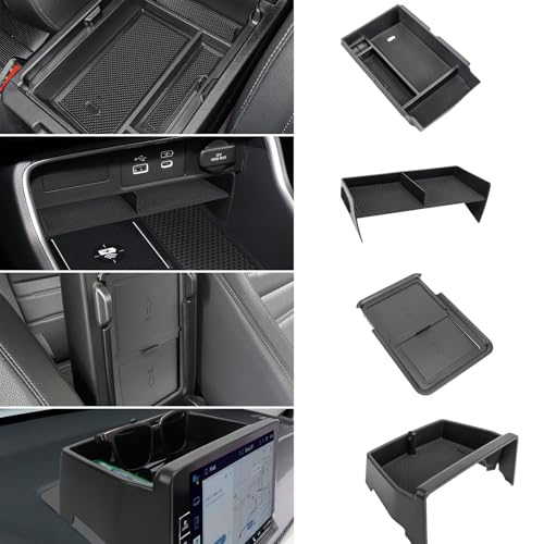 4PCS Center Console Organizer Compatible with 2023 2024 2025 2026 Honda CRV EX-L/Sport-L Hybrid Dashboard Tray and Armrest Storage Box Armrest Hidden Tray Interior Accessories - size: 4 Pcs Center Console Organizer
