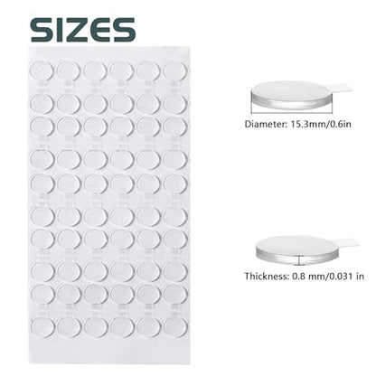 Adhesive Stick dots Two-Sided Sided Mounting Putty Stick Tack for Wall Hanging Crafts Balloons Festival Party Decorations,Clean Removable(0.4"*0.4"-300) - size: 0.4"*0.4"