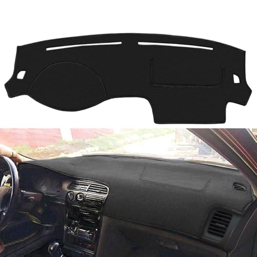 Yiz Dash Cover Mat Custom Fit for Honda Accord, Dashboard Cover Pad Carpet Protector J416 (Black) - color: J416 Black