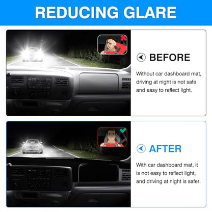 Autorder Dashboard Cover Mat for 1999-2004 Ford F250 F350 F450 Super Duty Accessories Dash Cover Upgrade Velvet Dash Mat Sunshade Glare UV Rays Protector - size: 1999-2004 F250 F350 F450