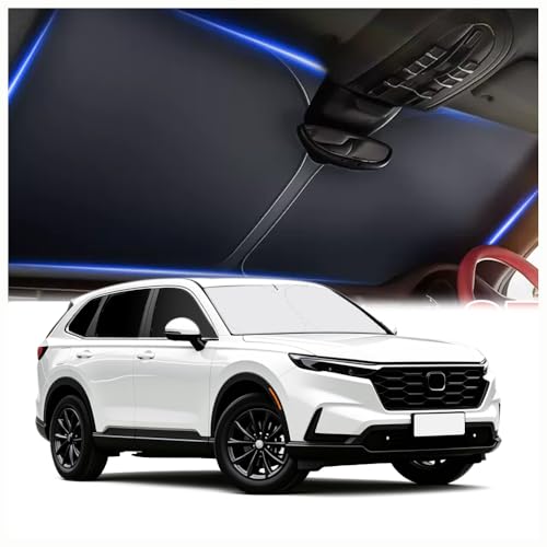 Car Windshield Sun Shade Compatible with Honda CRV 2023-2026,Oxford Cloth Sun Shade for Car Windshield with Foldable Design,Windshields Cover Suns Shades for Blocking Heat with Storage Bag - color: for Honda CRV 2023-2026
