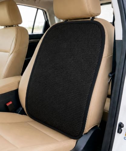 acdiac Summer Cool 3D Air Mesh Breathable Vented Car Seat Cushion Pad,Universal Auto Back Cooling Ventilated Seat Cover for Car SUV Truck Van Pickup for Driving Seat(Black, 1 Pack Back Cushion) - size: 1 pack back cushion