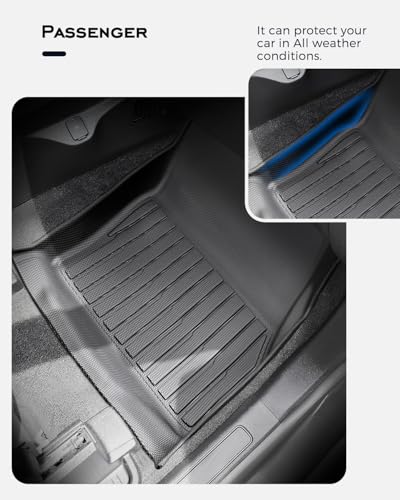 Custom Fit Floor Mats & Cargo Liner & Rear Seat Back Protectors for Ford Escape 2013-2019, All-Weather Rubber Mats, Full Interior Protection for SUV, Durable & Easy to Clean
