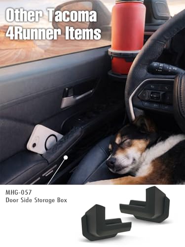 Cup Holder Beverage Holder, Tacoma & 4RUNNER, Cup Console for Tacoma (N400, 2024+ Model Year) and 4Runner (N500, 2025+ Model Year) Accessories