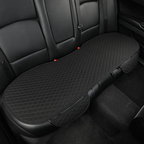 West Llama Linen Car Seat Covers,Bottom Seat Covers for Cars Include 1 Rear Bench Cover Universal Fits 90% Vehicles,SUVs,Cars,Sedans,Black - color: C-Black, size: 1 Rear Bench Seat Cover