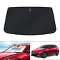 KUST Windshield Sun Shade for Mazda CX-3 2016-2021 CX3 Accessories Sunshade Window Sun Protector Foldable Block UV Rays Keep Car Cooler - size: For | Mazda CX-3 2016-2021