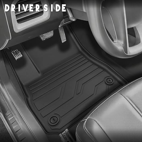 KARPAL Floor Mats for 2016-2025 Chevrolet Chevy Malibu, All-Weather TPE Custom Fit Floor Liners Car Accessories - style: 2016-2025 | For Chevy Malibu | 1st&2nd Row