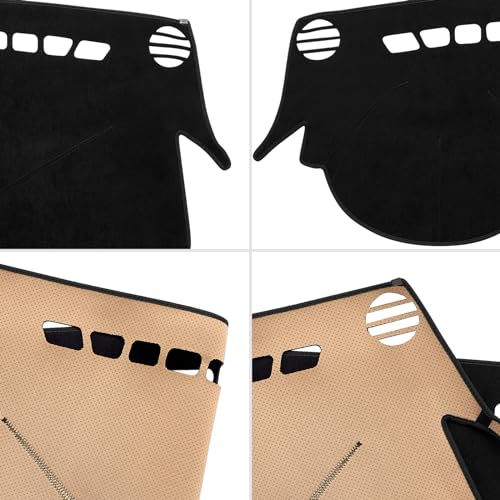 Dashboard Dash Board Cover Mat Carpet Compatible with Hyundai Sonata YF with Cutout for Speakers 2011-2014(Not Compatible with Hyundai Sonata NF) - style: Fit for 2011-2014 Sonata YF with Cutout for Speakers