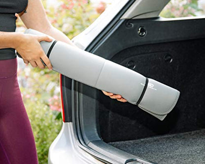 Gorla Gear Gray Premium Universal Fit Waterproof Stain Resistant Grey Car Seat Cover Neoprene Non-Slip Bucket Seat Dog Sweat Proof Protector Save Your Leather Cloth Seats Van Truck Auto SUV Sedan - color: Gray