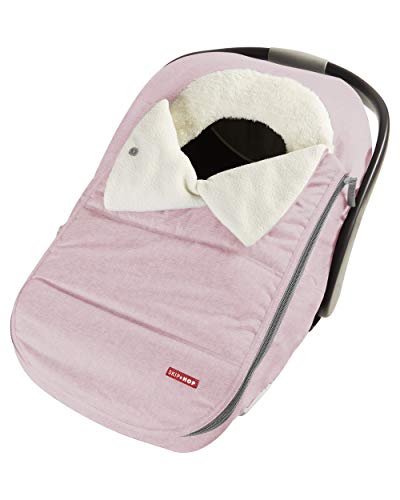 Skip Hop Winter Car Seat Cover, Stroll & Go, Pink Heather - color: Pink Heather