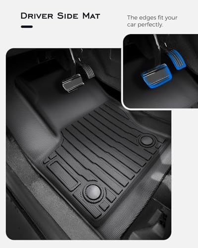 Custom Fit Floor Mats & Cargo Liner & Rear Seat Back Protectors for Ford Escape 2013-2019, All-Weather Rubber Mats, Full Interior Protection for SUV, Durable & Easy to Clean
