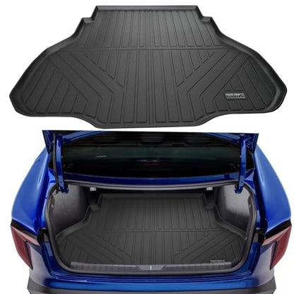Floor Mats & Trunk Mat for 2025 2026 KIA K4 TPE All Weather Protection Car Floor Mats with Cargo Liners Odorless Anti-Slip Accessories-Black - size: 25-26丨K4 full mat