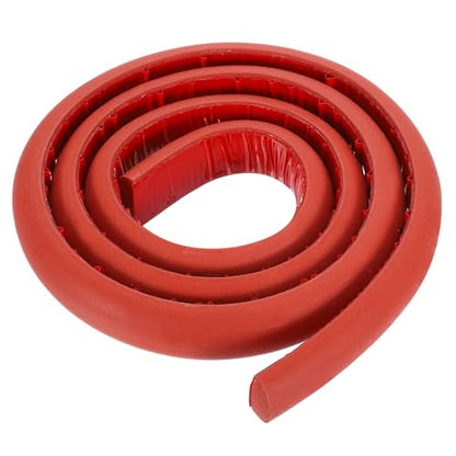 uxcell 3.28 ft Foam Backer Rod, 0.79" x 0.39" D-Shaped Solid Joint Filler, Foam Seal Strip for Caulk Saver, Rope Caulk Cement Crack Filler, Red - size: 3.28 ft x 0.79" x 0.39"