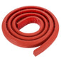uxcell 3.28 ft Foam Backer Rod, 0.79" x 0.39" D-Shaped Solid Joint Filler, Foam Seal Strip for Caulk Saver, Rope Caulk Cement Crack Filler, Red - size: 3.28 ft x 0.79" x 0.39"