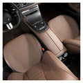 Summer Car Seat Cushion Perforated Breathable Ventilated Non-Slip All-Season Auto Cushion Pad(Brown,Front seat 2pcs) - color: Brown, size: Front seat 2pcs