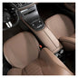 Summer Car Seat Cushion Perforated Breathable Ventilated Non-Slip All-Season Auto Cushion Pad(Brown,Front seat 2pcs) - color: Brown, size: Front seat 2pcs