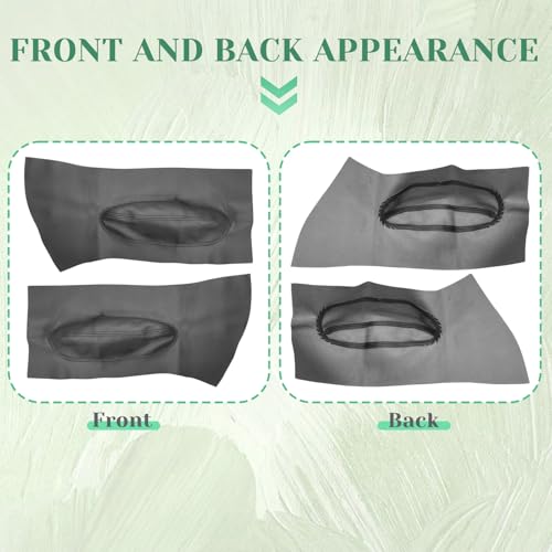 2PCS Door Panel Armrest Cover Compatible with Volkswagen Beetle 1998-2010 Left and Right Vinyl Leather Insert Cards Protector Trim Black (Only Leather Part)