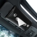 Car Tissue Holder, PU Leather Large Back Seat Tissue Box with Adjustable Straps, Trendy Rectangle Napkin Holder for Car, can Holding on Headrest/Sun Visor/Console