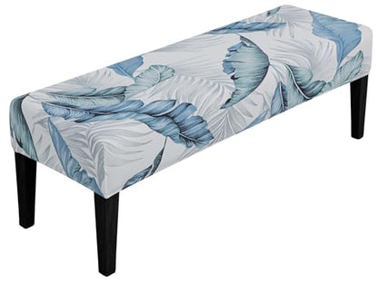 SPRINGRICO Stretch Dining Bench Cover, Removable Bench Slipcover Washable Bench Seat Protector Rectangle Bench Cover for Dining Room, Living Room, Bedroom, Kitchen (Cassandra) - color: Cassandra