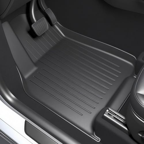 SUPER LINER 2025 2026 Tesla Model Y Juniper Floor Mats & Accessories & Extra-Thick TPE Cargo Liners CabinProtect™ for 5-Seater | All-Weather Pet & Child-Friendly System(Not for Standard)