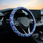 Purple Lotus Mandala Steering Wheel Cover Auto Jacquard Steering Wheel Protector, Anti-Slip, Breathable, Absorbing Sweat, Universal Car Accessories 14.5–15 inch,Fit for Most Car, Trucks, SUV - style: Purple Lotus Mandala