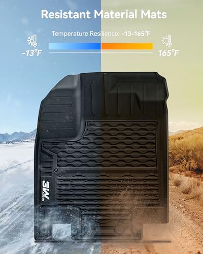 3W Floor Mats & Cargo Liner & Back Seat Cover Custom Fit for Nissan Pathfinder 2022-2026 (Only fit 7 Passenger Models), TPE All Weather Custom Fit Nissan Pathfinder Full Set,Black - size: 5.Pathfinder|22-25|Full Set (7 Passenger)
