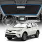 for Toyota Rav4 Sun Shade Windshield Cover - Custom Fit Rav4 Accessories 2013-2018 Sunshade Foldable UV Protection & Heat Shield Sun Visor Accessories - size: For Toyota Rav4 2013-2018