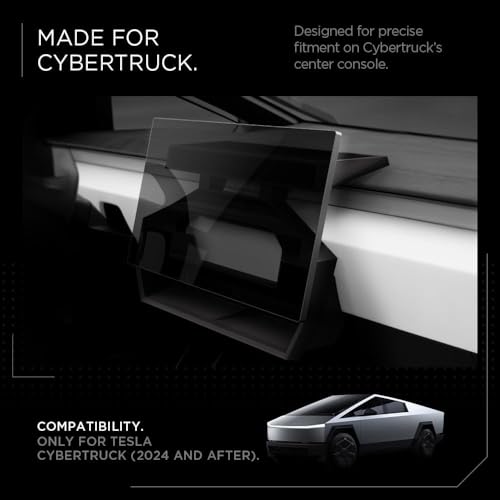 Spigen Under Screen Storage Organizer Designed for Tesla Cybertruck 2026/2025/2024/2023 - size: Under Screen Organizer