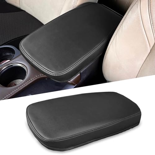 Center Console Cover for Toyota Avalon 2013-2018, Leather Middle Console Cover Scratch-Resistant & Stylish Upgrade for Toyota Avalon 2013 2014 2015 2016 2017 2018 Interior Accessories - size: 3) 13-18 |Avalon| Black,Thin Size