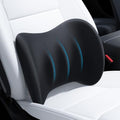 2026 Lumbar Support Pillow for Car [Ergonomic Design, Pressure Relief] Back Cushion for Driving Seat, Back Support Pillow for Car-Office Chair, Fits All Vehicles (Black 1-Pack)