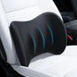 2026 Lumbar Support Pillow for Car [Ergonomic Design, Pressure Relief] Back Cushion for Driving Seat, Back Support Pillow for Car-Office Chair, Fits All Vehicles (Black 1-Pack)