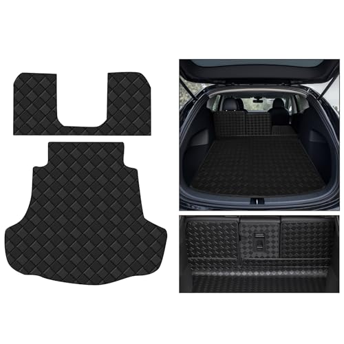 Cargo Mat for2018-2025Toyota Camry&2019-2022Toyota Avalon Rear，Full Coverage All Weather Protector Cargo Mat with Backrest Mat Cargo Liner for 18-25 Camry Hybrid/L/LE/SE/TRD/XLE/XSE（black accessories）