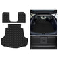 Cargo Mat for2018-2025Toyota Camry&2019-2022Toyota Avalon Rear，Full Coverage All Weather Protector Cargo Mat with Backrest Mat Cargo Liner for 18-25 Camry Hybrid/L/LE/SE/TRD/XLE/XSE（black accessories）