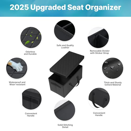 Car Seat Organizer for Chevrolet Traverse 2018-2026, Console Organizer Backseat Box for Chevy Traverse, Dog Toy Box Storage Bin Kids Toys Baby Supplies Travel Accessories - size: For 18-26 Traverse