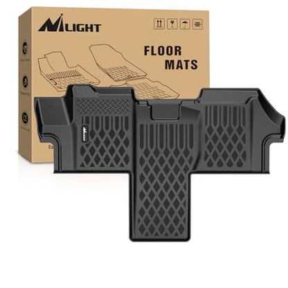 Nilight TPE Floor Mats for Dodge Ram Promaster 1500 2500 3500 2018 2019 2020 2021 2022 2023 2024 2025 All Weather Custom Fit Heavy Duty Floor Liners - color: 2018-2025 Ram Promaster