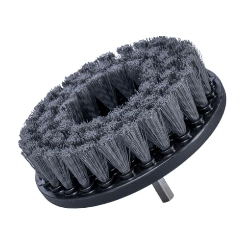 Chemical Guys ACC506 Light Duty Spinner Multi-Surface Drill Brush Attachment (Fits Any Standard Drill - Power Scrubber Removes Stains & Gently Cleans Upholstery, Fabric and Carpet), Gray - style: Light Duty