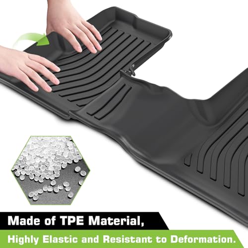 Floor Mats for Chevy/Chevrolet Sonic 2012-2020, Heavy Duty TPE Waterproof Non-Slip All Weather Protection Custom