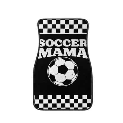 4pcs Auto Floor Mat Car Front & Back Soccer Floor Carpet Non Slip Anti Dirty Foot Pad Rug Automotive Accessories - color: Soccer