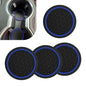 4PCS Car Cup Coasters, 2.75 Inch Cup Holder Coaster, Non-Slip Insert Auto Drink Holder, Cars Interior Accessories, Universal for Vehicles, SUVs, RVs (Blue) - color: Blue
